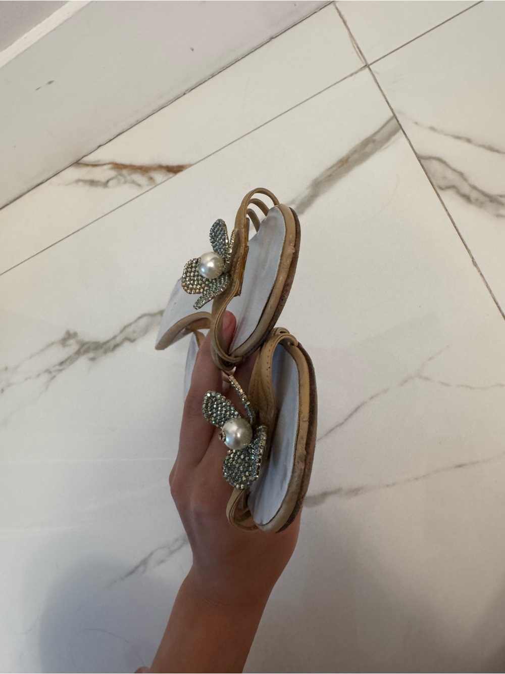 Vintage Giuseppe Zanotti Y2K Embellished Heels - Picture 5 of 10